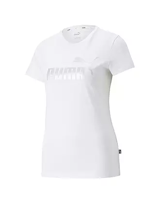 PUMA | Damen T-Shirt Essentials+ Metallic Logo | 